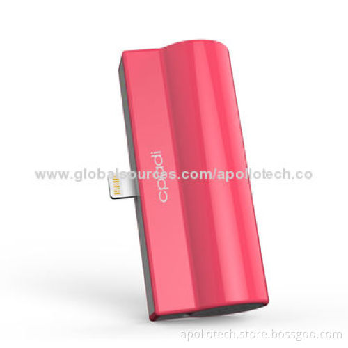 Tail Plug Power Banks, Especially for iPhone 5/5S with Standing Function/2,000mAh Real Capacity/60g